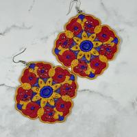 Orecchini in pizzo ricamati