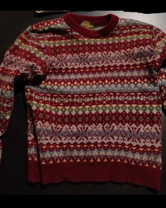Maglione vintage bordeaux