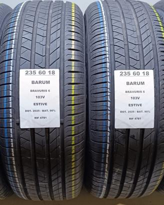 4 GOMME 235 60 18 BARUM 2025 RIF4781