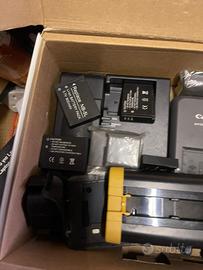 Batterie e caricatori canon 5d  9d  mack 3 vari