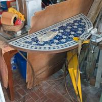 Tavolo semicerchio marocchino