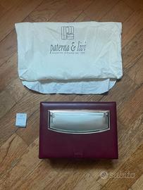 Portagioie vintage Paterna & Livi -Argento e Pelle