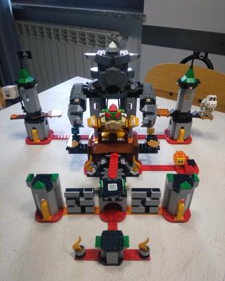 lego super mario castello bowser completo