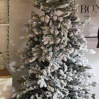 Albero di Natale innevato
