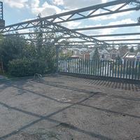 Tettoia asimmetrica zincata a caldo