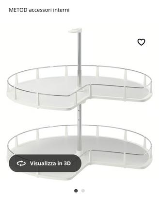 cestelli girevoli cucina ikea NUOVI IMBALLATI