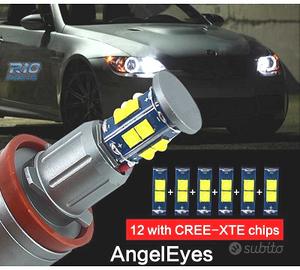 KIT LAMPADE OCCHI ANGEL LED 120W BMW E90 E92 X5 E7