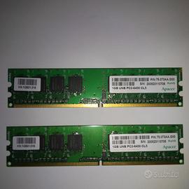 APACER 78.01G9I.404 COMPUTER RAM MEMORY MODULE 1GB