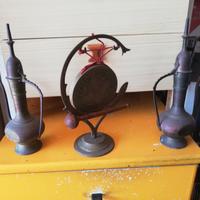 Teiera turca in bronzo e gong