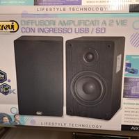 Altoparlanti Amplificati 80W MP3 TREVI AVX 575 USB