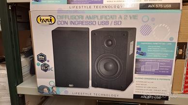 Altoparlanti Amplificati 80W MP3 TREVI AVX 575 USB