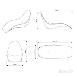 chaise longue nuova, mai usata, galleggiante