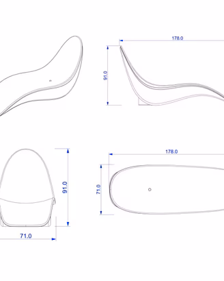 chaise longue nuova, mai usata, galleggiante