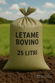 Letame Bovino Maturo 25 Litri 