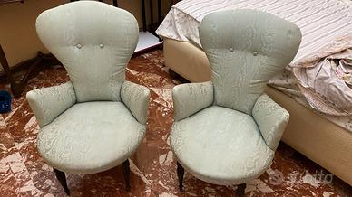 COPPIA POLTRONE VINTAGE CLASSICHE RAFFINATE