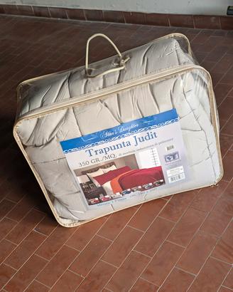 Trapunta piumone letto singolo  350g  180x260