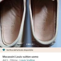 mocassini Louis vuitton  44.5 uomo