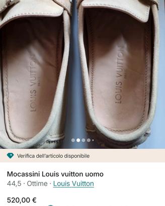 mocassini Louis vuitton  44.5 uomo