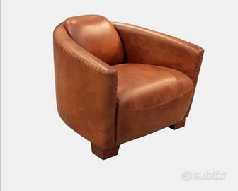 Poltrona in pelle