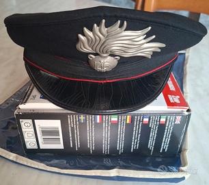 CAPPELLO MILITARE CARABINIERI VINTAGE ANNI 70 TG56