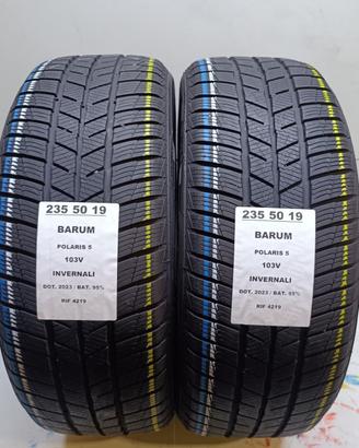 2 GOMME 235 50 19 BARUM 2023 INV RIF4219
