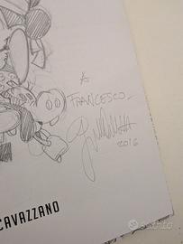 Casablanca di Giorgio Cavazzano Autografato Disney