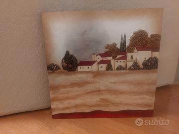 Decorazione da Parete in Legno con Rilievi