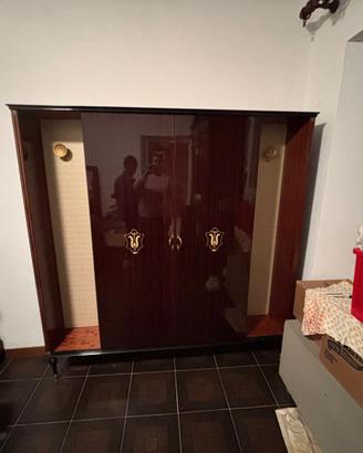 Mobile ingresso vintage con specchio e vani