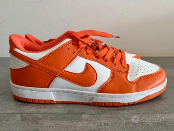 Nike Air Dunk Low EU 44 Orange Syracuse nuove