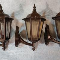 Lampione da parete per esterno in alluminio