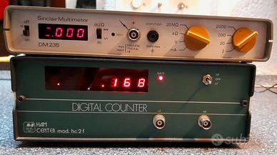 Frequenzimetro digitale HC2F 10 Hz a 200Mz & Multi