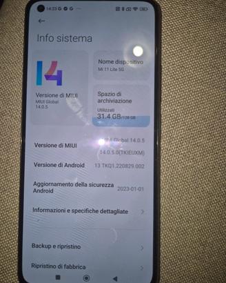 telefono seminuovo xaomi mi 11 lite 
