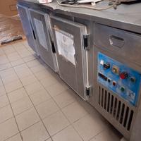 Tavolo Refrigerato Inox 3 Ante Uso Pasticceria