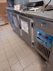 Tavolo Refrigerato Inox 3 Ante Uso Pasticceria