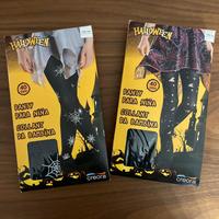 Due paia di collant tema halloween per bambini
