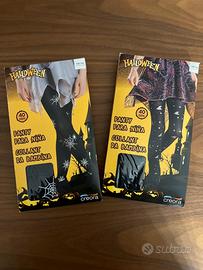 Due paia di collant tema halloween per bambini