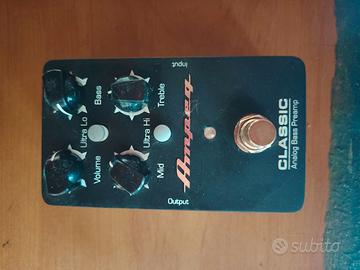 Ampeg Classic Analog Preamp + Tc The Prophet Delay