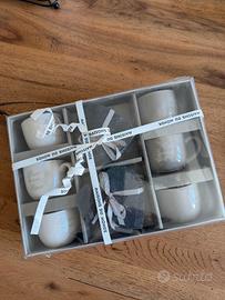 set di sei tazzine da caffè 