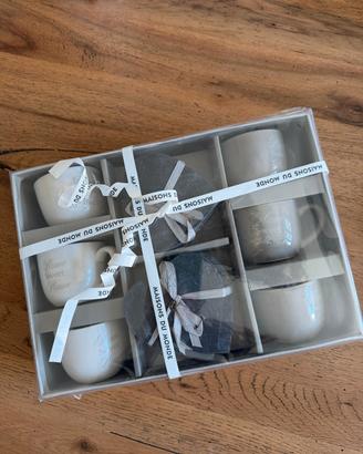 set di sei tazzine da caffè 
