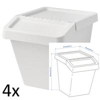 12 Contenitori IKEA Sortera - 8x 37L + 4x60L