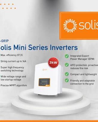 Inverter fotovoltaico Solis S6 Mini 3 kW monofase