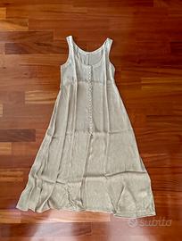 La Perla camicia da notte/abito in seta Damasco 