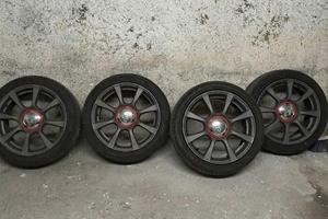 cerchi e gomme x  500 Abarth originali 16 "
