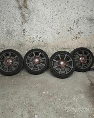 cerchi e gomme x  500 Abarth originali 16 "