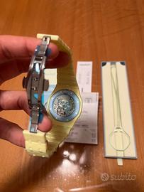 NUOVO Swatch audemars piguet blue acht + cinturino