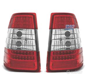 FANALI MERCEDES CLASSE E W124 SW 85-95 LED ROSSO C