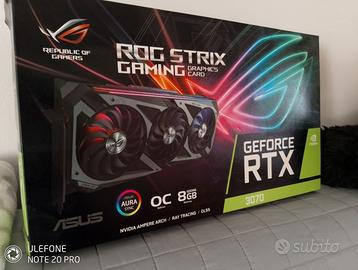Scheda video 3070 Asus rog strix