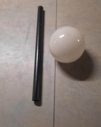 pallone di ricambiolampada e +tubo base in resina 
