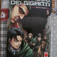 Manga L' attacco dei giganti vol 5