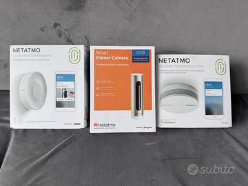 Kit Sicurezza Netatmo: Camera, Sirena, Sensore Fum